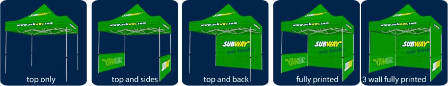 Custom 10X10FT 10X15 Aluminum Hexagon Frame Trade Show Portable Heavy Gazebo Foldable Pop up Canopy Tent with Sidewalls for Outdoor Event Marquee Party Wedding