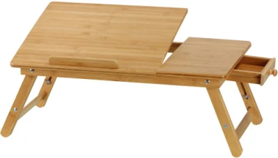 대나무 노트북 스탠드 컴퓨터 책상 태블릿 테이블 Bt
