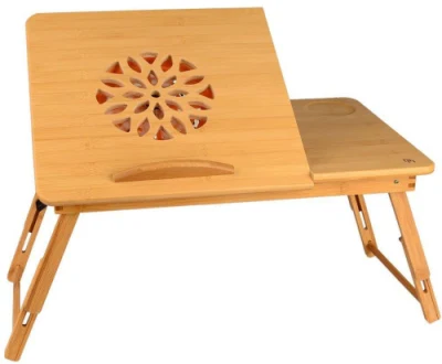 팬 Bt가 있는 대나무 컴퓨터 책상 테이블