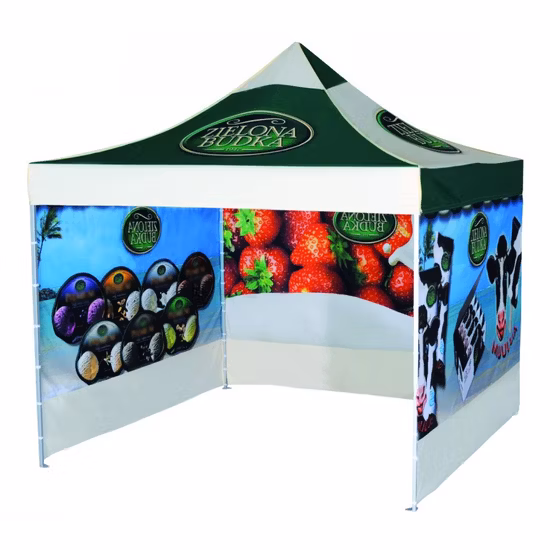 관례 10X10FT 10X15 알루미늄 육각형 구조 무역 박람회 옥외 사건 큰천막 당 결혼식을 위한 측벽을 가진 휴대용 무거운 전망대 Foldable 팝업 닫집 천막