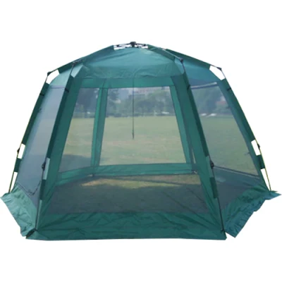 캠핑 돔 육각형 임시 모기 야외 휴대용 파빌리온 텐트