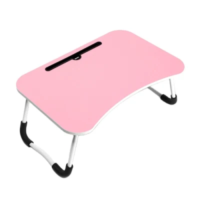 접히는 필기용 컴퓨터 테이블 조정가능한 접이식 침대 노트북 테이블
