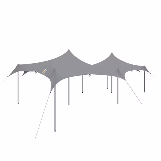 육각형 옥외 호화스러운 사건 뻗기 천막 200명의 사람들 당을 위한 주문 크기 결혼식 천막